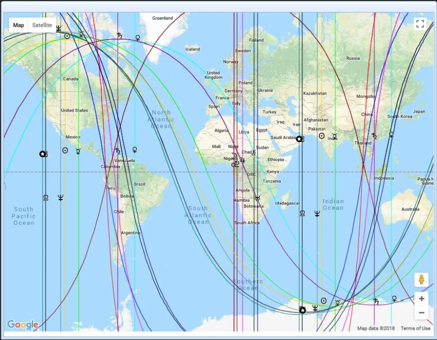 Astrocartography Reading